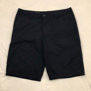 O’Neill Surf Skate Relaxed Fit Navy Blue Essential Casual Shorts Mens Size 34.